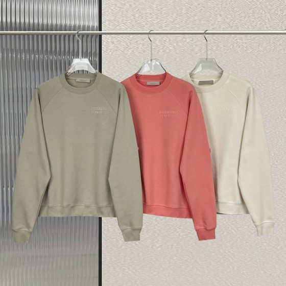 Fear of God Essentials Tone-on-Tone Mini Logo Crewneck Sweatshirt
